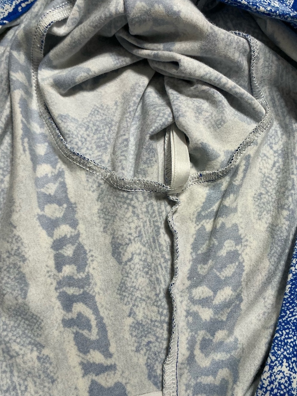 DVF Jeanne Wrap Dress Jersey Snake Print Long Sleeve Collared Stretch - Picture 10 of 16